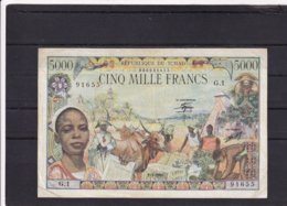 Chad  Tsjaad  Tchad 5000 Fr  1980  -1 -1 Rare - Other - Africa