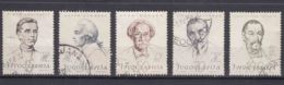 Yugoslavia Republic, Famous Persons 1957 Mi#834-838 Used - Oblitérés