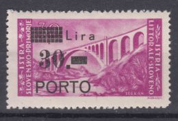 Istria Litorale Yugoslavia Occupation, Porto 1946 Sassone#13 Mint Hinged - Jugoslawische Bes.: Istrien