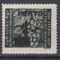 Istria Litorale Yugoslavia Occupation, Porto 1946 Sassone#16 Overprint I, Mint Hinged - Jugoslawische Bes.: Istrien