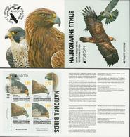 BOSNIA HERZEGOVINA SERBIA /BOSNIEN SERBIEN / BOSNIE - EUROPA 2019.- "AVES -BIRDS -VÖGEL-OISEAUX"- CARNET + HOJITA BLOQUE - 2019