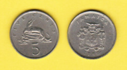 JAMAICA  5 CENTS 1980 (KM # 46) #5420 - Jamaica