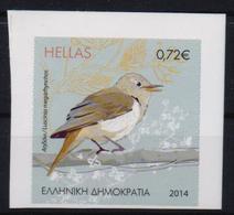 GREECE STAMPS 2014 SONGBIRDS OF GREECE-MNH-SELF ADHESIVE - Uccelli Canterini Ed Arboricoli