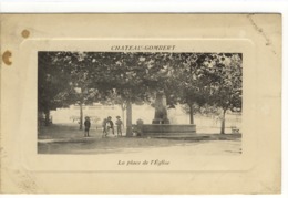 Carte Postale Ancienne Marseille - Chateau Gombert. La Place De L'Eglise - Nordbezirke, Le Merlan, Saint-Antoine