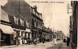 CPA St-POL-sur-MER - Rue De La Republique (193364) - Saint Pol Sur Mer