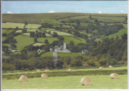 WIDECOMBE-IN-THE-MOOR,  DARTMOOR  Panorama - Dartmoor