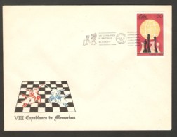 Delcampe - Cuba 1971 La Habana - Chess Cancel On Commemorative Envelope LAST DAY - Schach