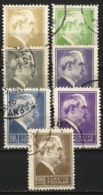 TURKEY 1943 - Mi. 1134y-53y O, [THICK PAPER SET] President Inonu (1884-1973) - Oblitérés