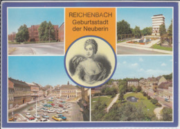 REICHENBACH Im Vogtland - Ingenierschule Für Textiltechnik, Neuberin, Wasserturm Markt, Park - Reichenbach I. Vogtl.
