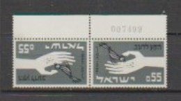 Israel  1963  N°231a   Neuf XX Tete Beche - Ungebraucht (ohne Tabs)