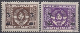 YUGOSLAVIA 581-582,used - Autres & Non Classés