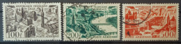 FRANCE 1949 - Canceled - YT PA 24, 25, 27 - 100F 200F 500F - 1927-1959 Afgestempeld