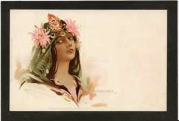 CPA Arménie Arménia Arménian Non Circulé Art Nouveau Femme Girl Woman - Armenia