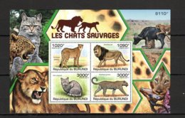 Burundi 2011 Wild Cats MNH -(YB-1) - Raubkatzen