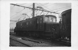 ¤¤  -  Carte-Photo D'une Locomotive - Chemins De Fer - Machine Electrique E. 601 - Train En Gare  -  ¤¤ - Eisenbahnen