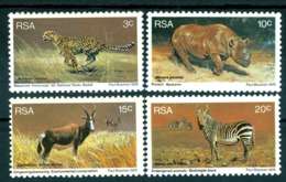 1975 Wild Animals,Cheetah,Rhino,Zebra,Antelope,South Africa RSA,Mi.500,MNH - Raubkatzen