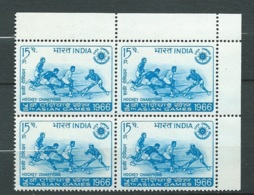 Inde - Asian Games 1966 - Yvert N° 213 BLOC DE **  Bord De Feuille Integral à  Droite  - Ad38702 - Ongebruikt