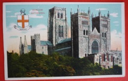 DURHAM CATHEDRAL AND COAT OF ARMS OF DURHAM - Andere & Zonder Classificatie