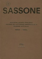 SASSONE 1986 REGNO DI VITTORIO EMANUELE II 1850 1900 - Manuales