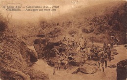 Thème.  Métiers Mines D'or   Congo Belge   Construction D'un Barrage    (Voir Scan) - Andere & Zonder Classificatie