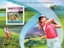 Guinea - Bissau 2010 - Famous Female Golf Players S/s Y&T 614, Michel 5119/BL878 - Guinée-Bissau