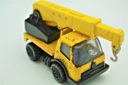 Tonka Toy ,Mites No 142 Crane Truck Yellow 621BA, Made In Japan, 1970's *** - Dinky