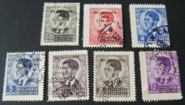 1941  ITALIAN  ARMY  OF OCCUPATION  OF LUBIANA :  7  BEAUTIFULS   STAMPS  USED....OF HIGH VALUE - Lubiana