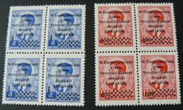 1941  ITALIAN  ARMY OF OCCUPATION  OF LUBIANA _ BEAUTIFUL SET OF 4 + 4  NEWS  STAMPS - Lubiana