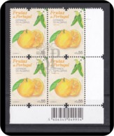 Portugal 2015 Frutas Algarve Laranja Laranjeira Orange Naranja Tree Flora Fruits Flore Oranje Quadra Corner Sheet Code - Fogli Completi