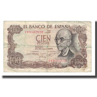 Billet, Espagne, 100 Pesetas, L.1970 (1974), 1970-11-17, KM:152a, TB - 100 Pesetas