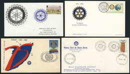 TOPIC ROTARY: 22 Covers Related To Topic ROTARY, Very Fine Quality, Very Little Duplication, Low Start! - Rotary, Lions Club