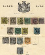 GERMANY: Old Collection In 2 Album Pages, Including Several Rare Or Scarce Stamps, General Quality Is Fine To Very Fine. - Sonstige & Ohne Zuordnung