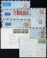 GERMANY: 17 Covers Sent To Argentina In The 1950s (mostly), With Nice And Interesting Postages, Michel Catalog Value Eur - Lettres & Documents