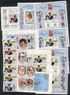 ANGUILLA: LADY DI: Lot Of Modern Sets, Souvenir Sheets And Booklet, MNH And Of Excellent Quality! - Anguilla (1968-...)