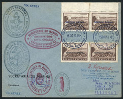 ARGENTINE ANTARCTICA (ORKNEY ISLANDS): Cover Franked With Official Stamps Sent From "Islas Orcadas Del Sur" To PARAGUAY  - Sonstige & Ohne Zuordnung