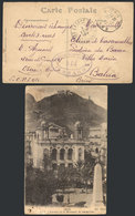 ALGERIA: Postcard Sent Stampless From Oran To Bahia (Brazil) On 30/DE/1918, VF Quality! - Algeria (1962-...)