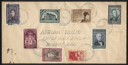 ARGENTINA: GJ.976/82, Complete San Martin Set Franking A Cover Sent From ORCADAS DEL SUR To Buenos Aires, Interesting! - Other & Unclassified
