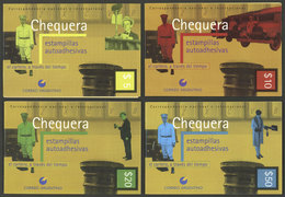 ARGENTINA: GJ.2927C(1)/2927C(4), 1998 Cmpl. Set Of 4 Booklets, Self-adhesive Stamps With Straightline Diecut, Excellent  - Other & Unclassified