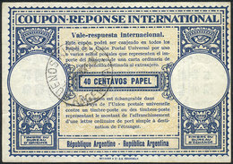 ARGENTINA: 40c. IRC Of The Year 1950, VF Quality! - Other & Unclassified