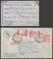 ARGENTINA: CRASH COVER: Airmail Cover Sent From Buenos Aires To Peru, The Flight Crashed In The Andes Mountains On 19/JU - Otros & Sin Clasificación