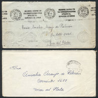 ARGENTINA: 2 Covers (with Content) Sent From Buenos Aires (in 1954)and General Roca (1955) To Mar Del Plata, STAMPLESS A - Other & Unclassified