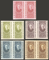ARGENTINA: Impuesto Sanitario, 5 PROOFS Of Revenue Stamps For "Birresborn, Rothes & Kern, Buenos Aires", Pairs, VF Quali - Other & Unclassified