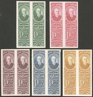 ARGENTINA: Impuesto Sanitario, 5 PROOFS Of Revenue Stamps "PINK PILLS For Pale People, Of Dr. Williams Medicine Co., New - Andere & Zonder Classificatie