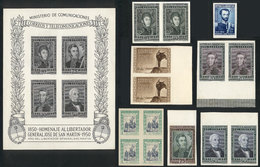 ARGENTINA: PROOFS: Lot Of Varied Proofs, Most Of The San Martin Issue Of 1950, Very Fine General Quality! - Collections, Lots & Séries