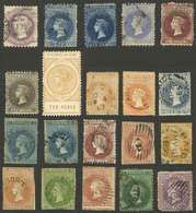 AUSTRALIA: Interesting Lot Of Old Stamps, Very Fine General Quality, Good Opportunity At Low Start! - Sonstige & Ohne Zuordnung