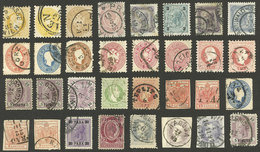 AUSTRIA: Small Lot Of Old Stamps, Most Of Fine Quality, Including Some Interesting Cancels! - Sonstige & Ohne Zuordnung