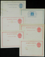 BRAZIL: Lot Of 6 Old Unused Postal Cards, All Of Very Fine Quality, High RHM Catalog Value, Good Opportunity! - Postal Stationery