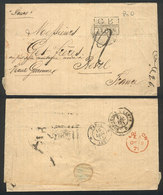 BRAZIL: Entire Letter Sent From Rio De Janeiro To France On 22/NO/1871 By British Mail, With London Transit Backstamp An - Andere & Zonder Classificatie