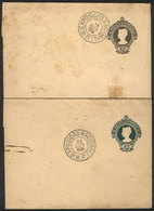 BRAZIL: 2 Wrappers With Special Postmarks: EXPOSIÇAO NACIONAL (M.P.)" 18 And 22/OC/1908, VF!" - Otros & Sin Clasificación