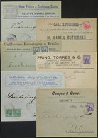 BRAZIL: 6 Covers Used In 1915/6, All With Very Nice Commercial Corner Cards, Excellent Quality! - Otros & Sin Clasificación